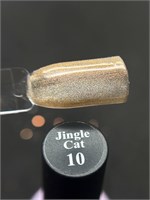 Гель-лак светоотражающий кошачий глаз Jingle cat 10 SOLAlove, 10мл 2000000454085