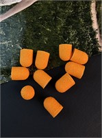 Колпачок песочный 10, 80 грит Lakres оранжевые 2000000000893