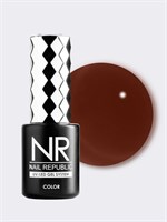 Nail Republic-567 Гель-лак витраж, Светло-коричневый 10 гр 4620476402205