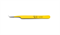 Пинцет для наращивания ресниц Rili, Yellow line, тип L 5 мм 4657763508487